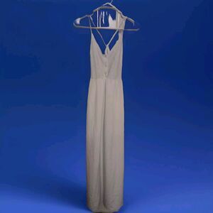 Oh My Love London Women’s Lacey Top 3 Button Maxi Cross Strap Dress. Xs.  B43
